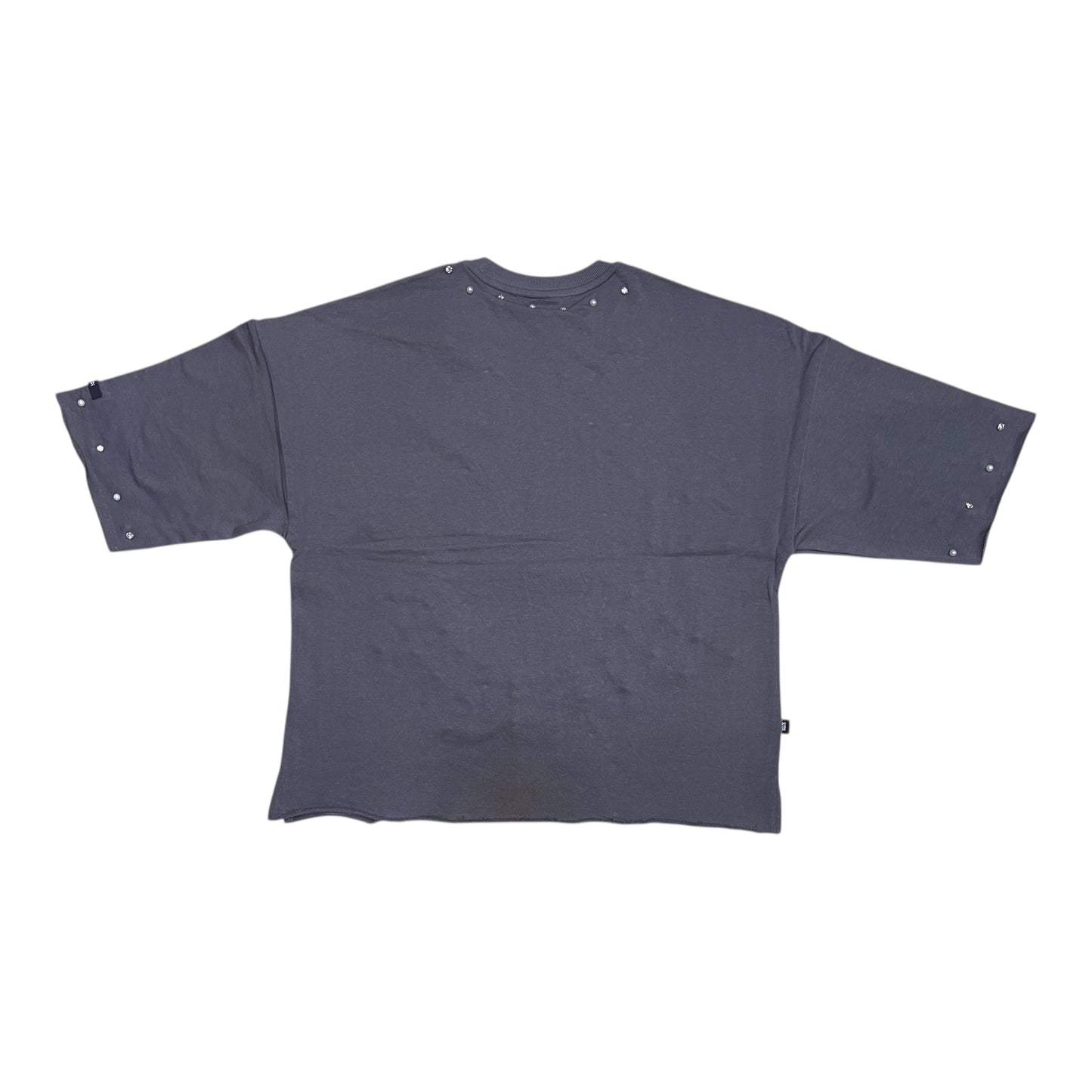 SM6150 - Fallen with Studs n Pearl Cropped Top Graphic T-Shirt