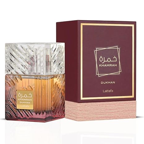 Lattafa Khamrah Dukhan for Unisex Eau de Parfum Spray, 3.4 Ounce / 100 ml