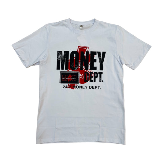 JC011425 - 24/7 Money Dept. Black/Red Regular-Fit Graphic T-Shirt
