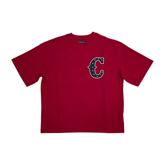 WH-RK1482069 - Chicago with Studs Boxy Graphic T-Shirt