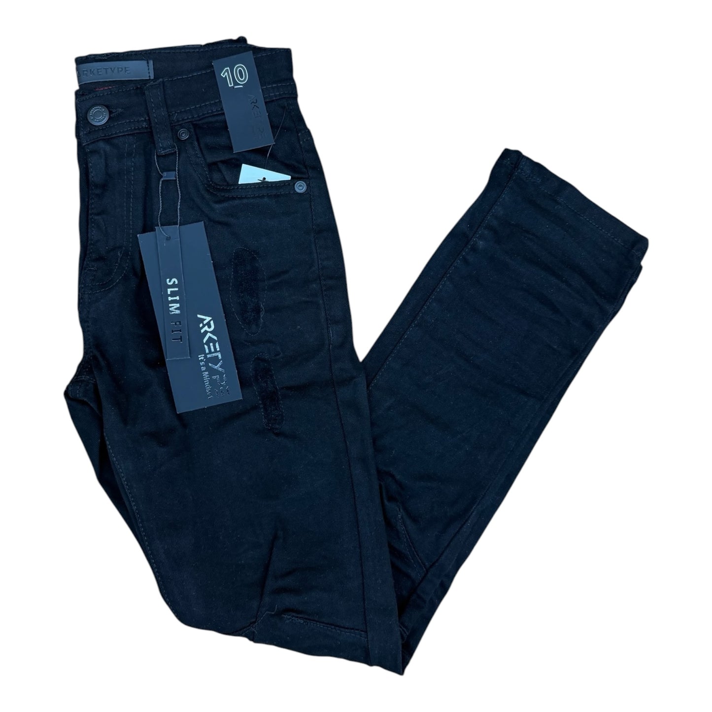 WH-P512K - Boy's/Kids Double Whisker Slim-Fit Stretch Jeans