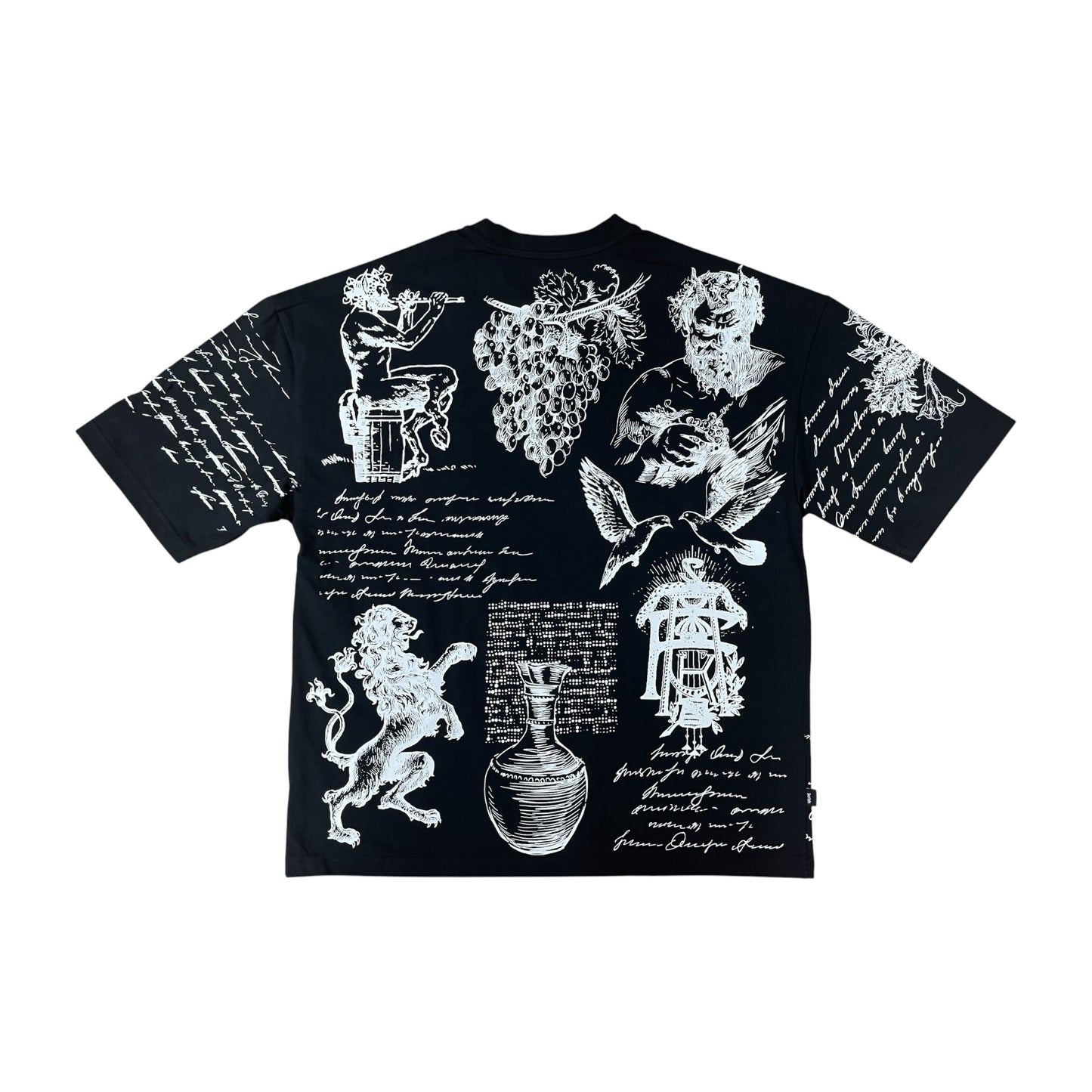 WH-SW6175 - Divine Better Boxy With Studs Graphic T-Shirt