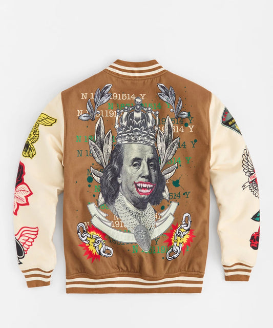 RER5-002 - Stack that Cash Varsity Jacket