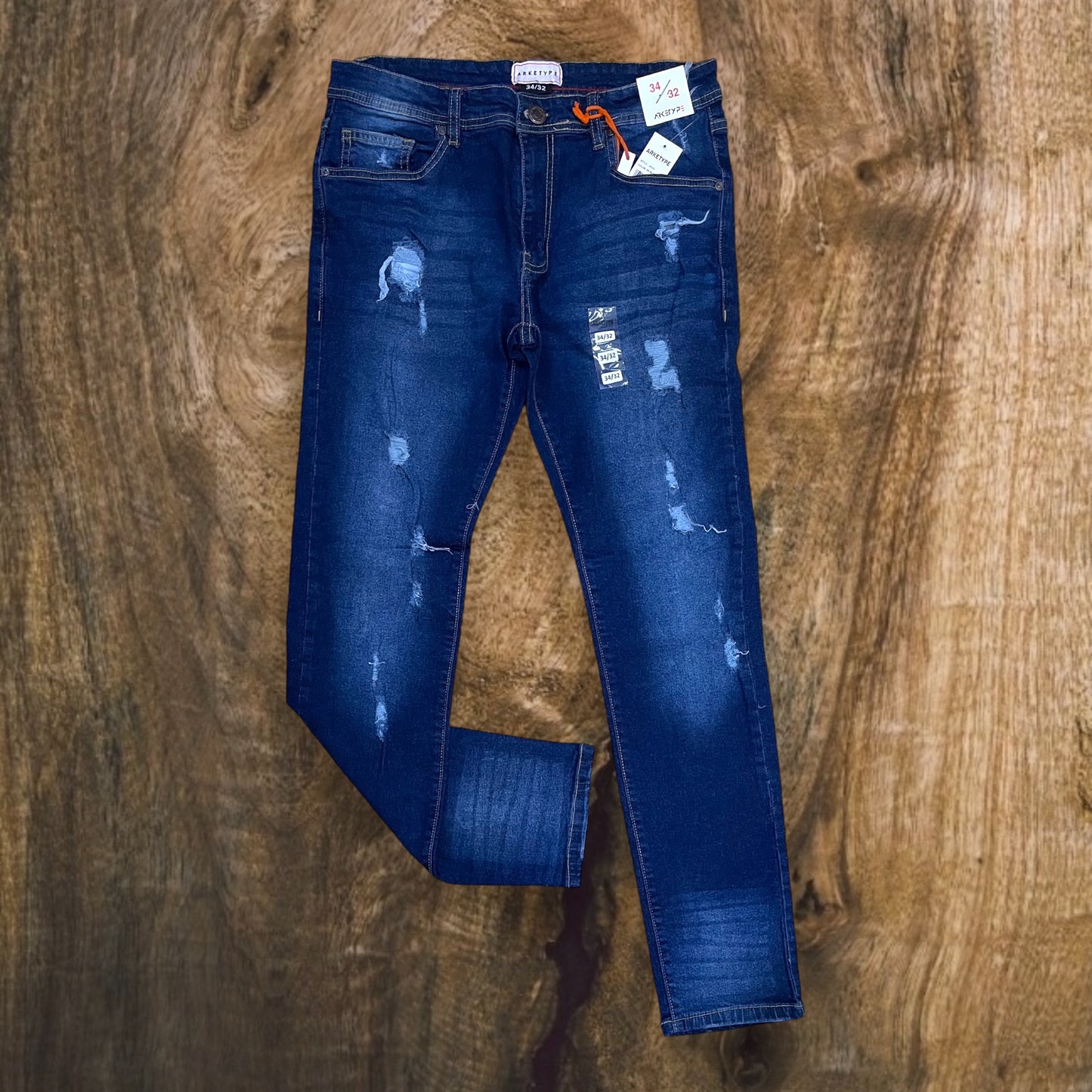 JP435 - Super-C Slim-Fit Jeans (Dk Blue)