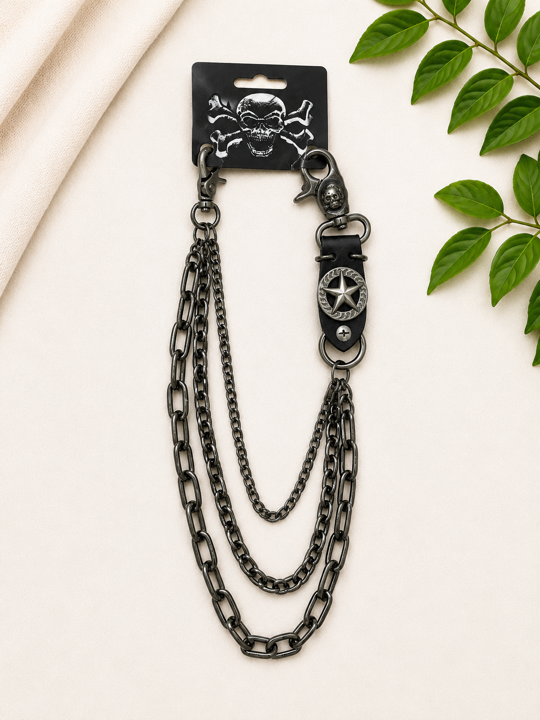 THFNY - Wallet Chain & Pants Chain for Jeans, Streetwear Clothing Accessories