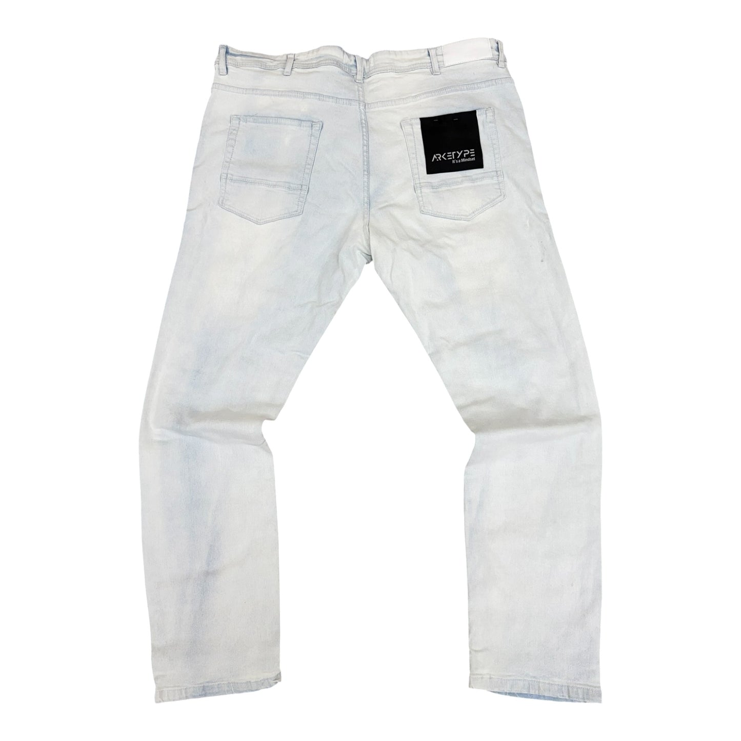 PC03X - Big Men's Core Ripped Slim-Fit Stretch Jeans