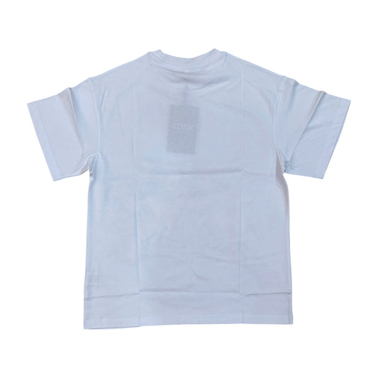 KNT129 - Broken with Rhinestone Boxy Graphic T-Shirt