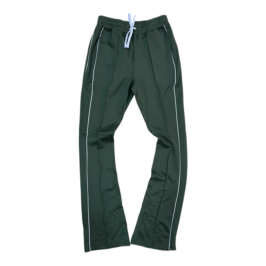 WH-100-470 - Track Stacked Fit Pants (Olive)