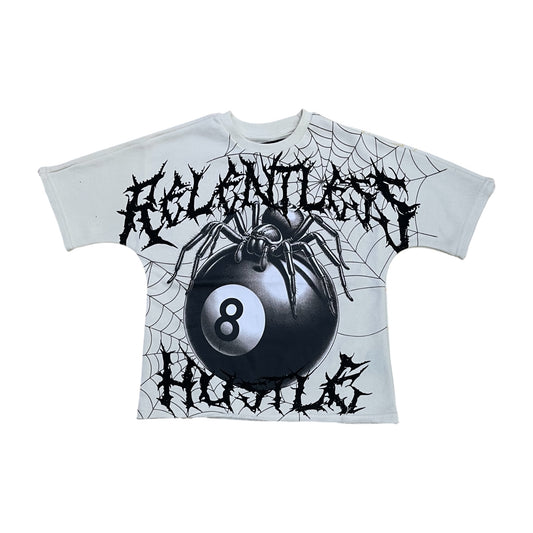 SD2603K - Boy's/Kid's Relentless Hustle with Rhinestone French Terry Cropped Top