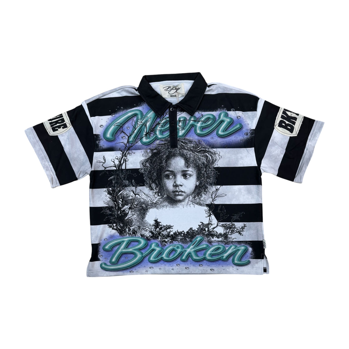 WH-CP1682 - Never Broken Polo Boxy Shirt