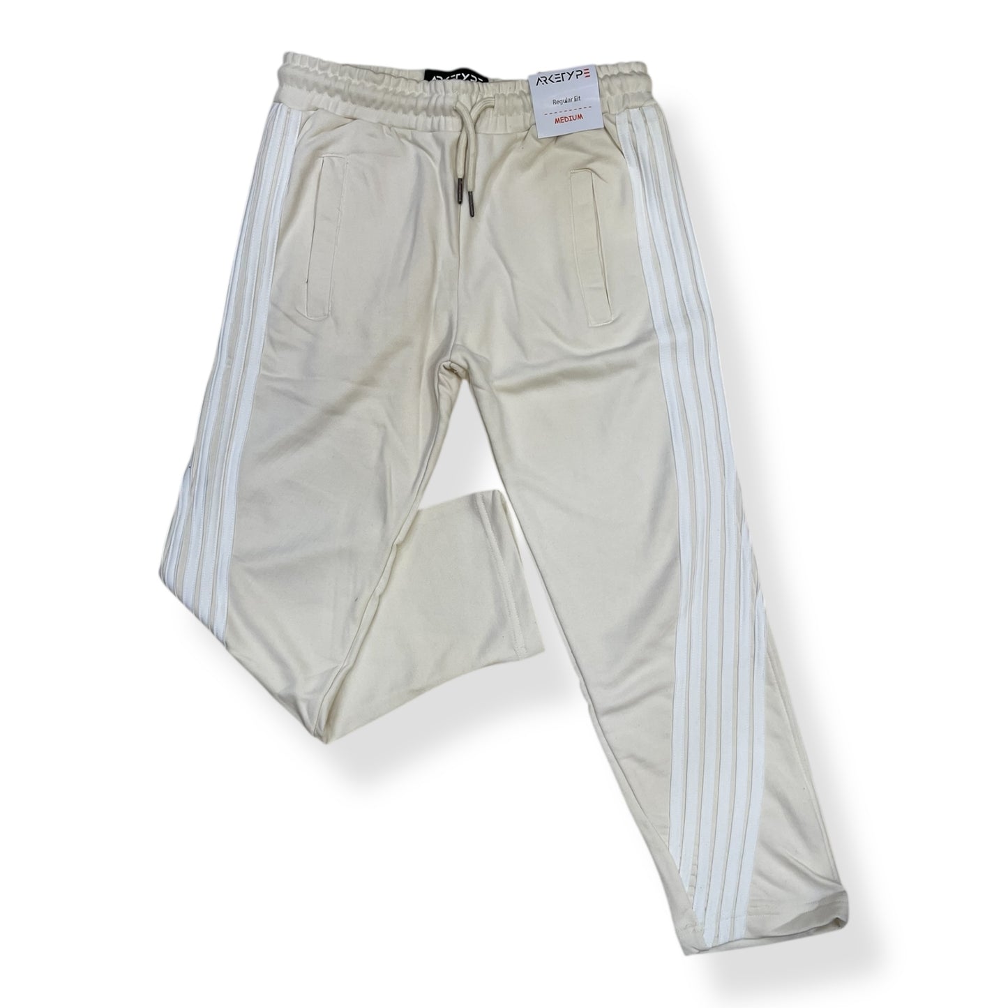 P558K - Boy's/Kids Racer Stripes French Terry Straight-Fit Pants