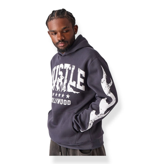 RS5-146 - HUSTLE Graphic Hoodie