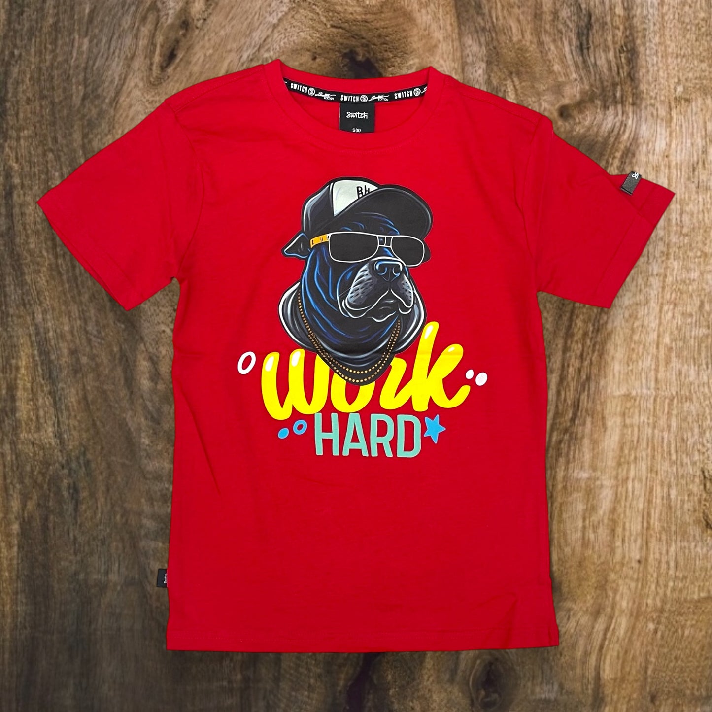 SS4038K - Boy's/Kid's Work Hard Graphic T-Shirt