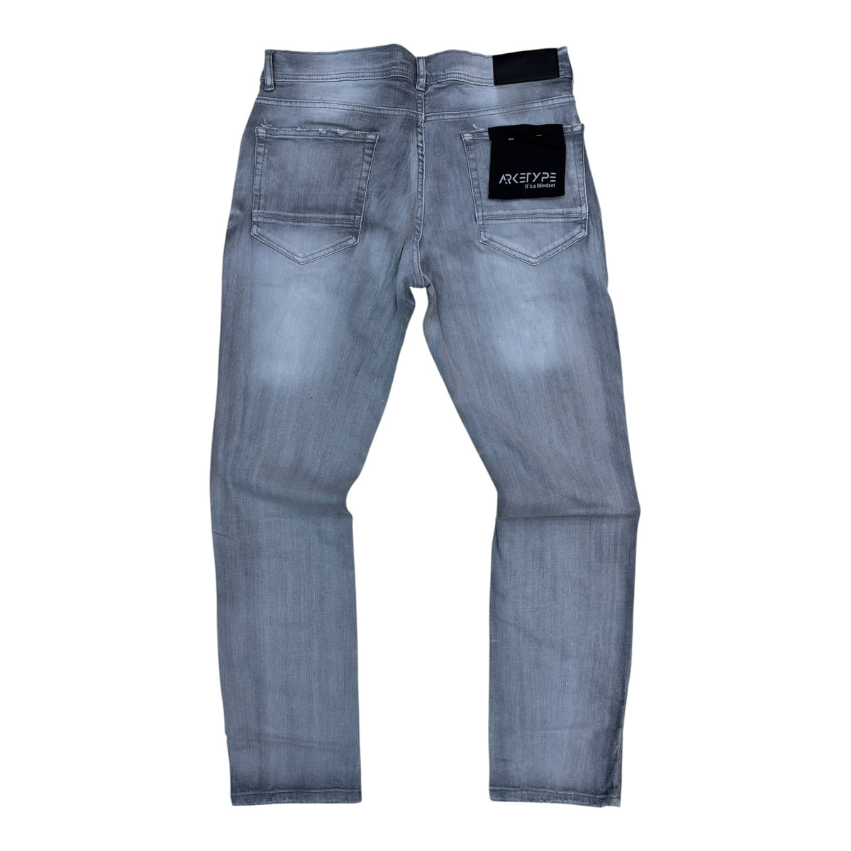 WH-P623 - Color Backing Straight Fit stretch Jeans