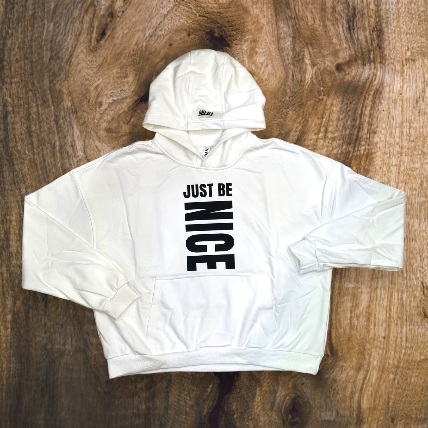 FLH461 - Just Be Nice Oversized Pullover Hoodie