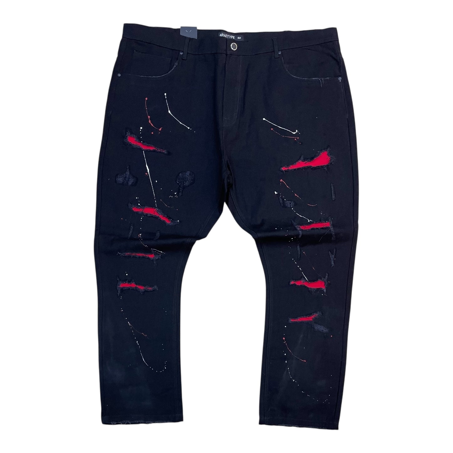 P2122X - Big Men's Paint N Color Relaxed - Fit Non-Stretch Jeans
