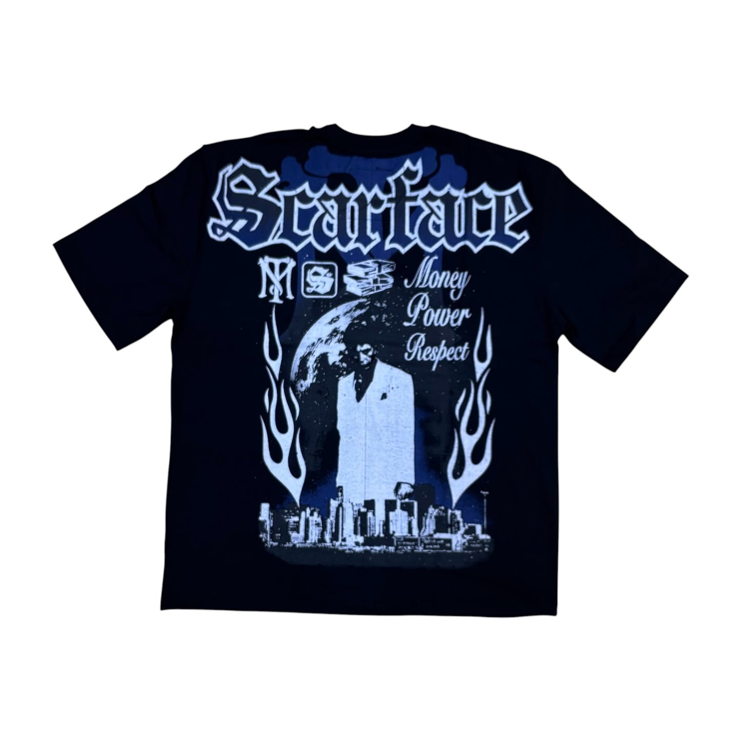 SFS6TM-306 - Scarface Money Power Respect Graphic T-Shirt