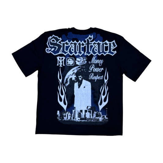 SFS6TM-306 - Scarface Money Power Respect Graphic T-Shirt