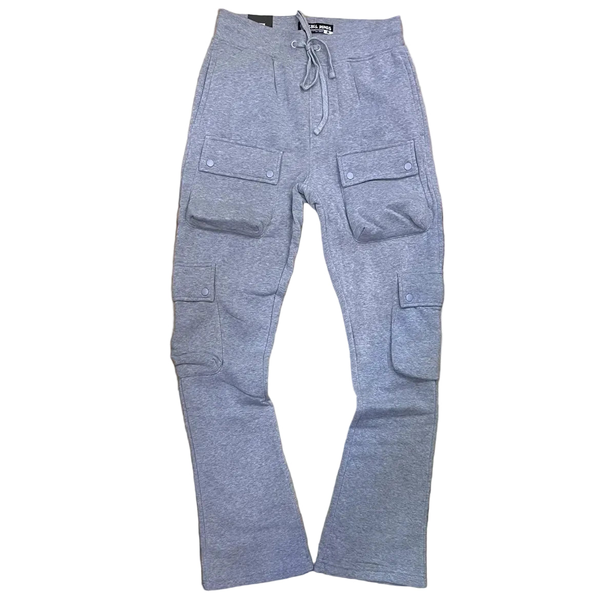 WH-100-476 - Stacked Cargo Fleece Pants