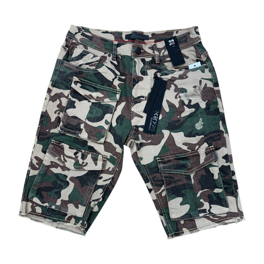 WH-S602 - Multi Cargo Pocket Regular-Fit Stretch Shorts