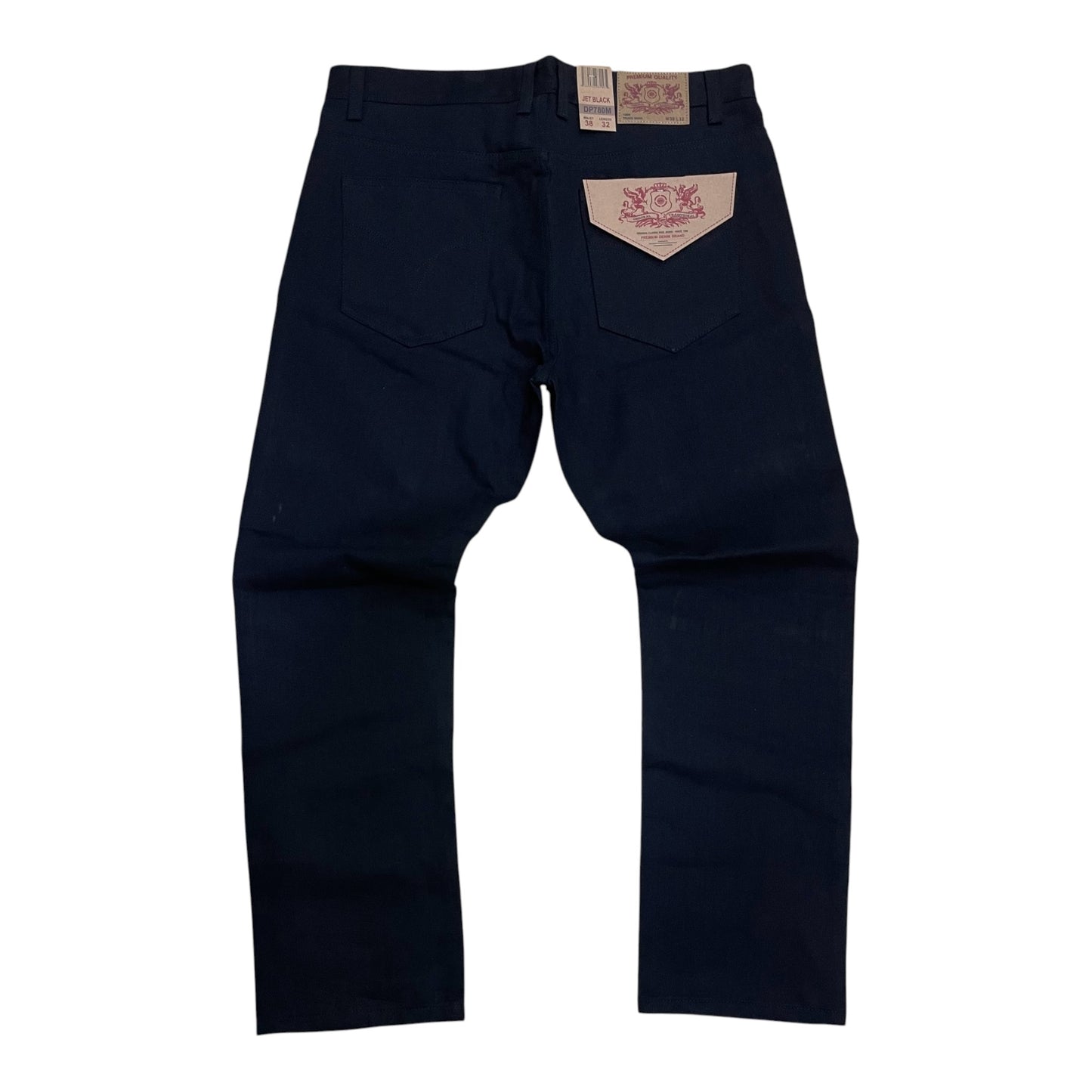 DP780 - Basic color Denim Relaxed-Fit Pants