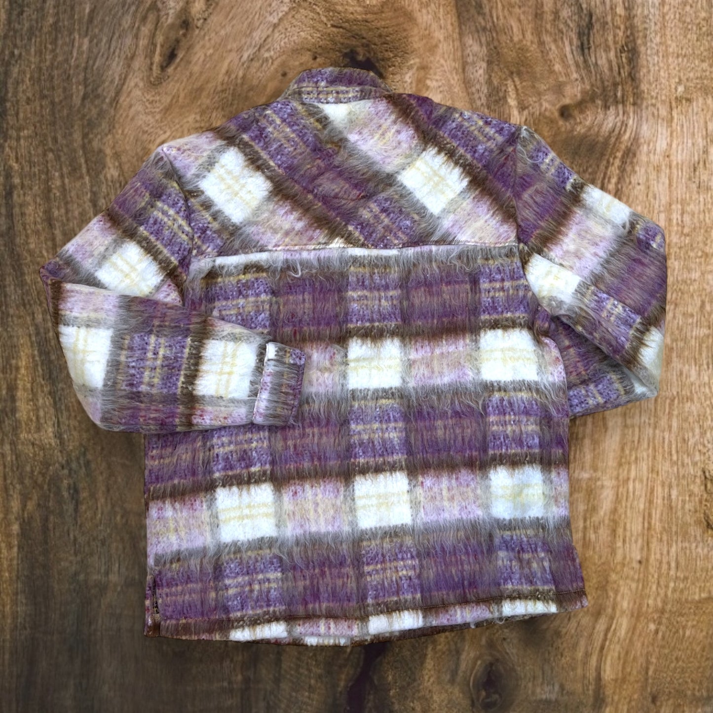 342-783 - Mohair Flannel Shackets (Purple)