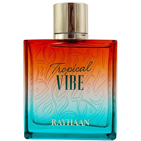 Rayhaan Tropical Vibe – Spray Long-Lasting Fragrance, 3.4 Oz EDP (Unisex)