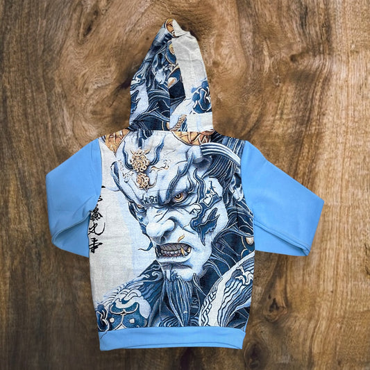 FB2552 - Saint Rhinestone Tapestry Graphic Hoodie
