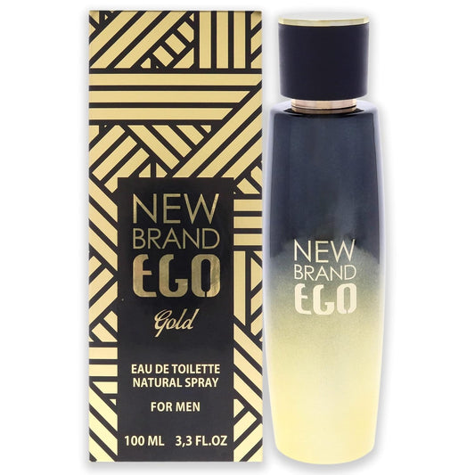 New Brand Perfumes Ego Gold EDT Spray Men 3.4 oz