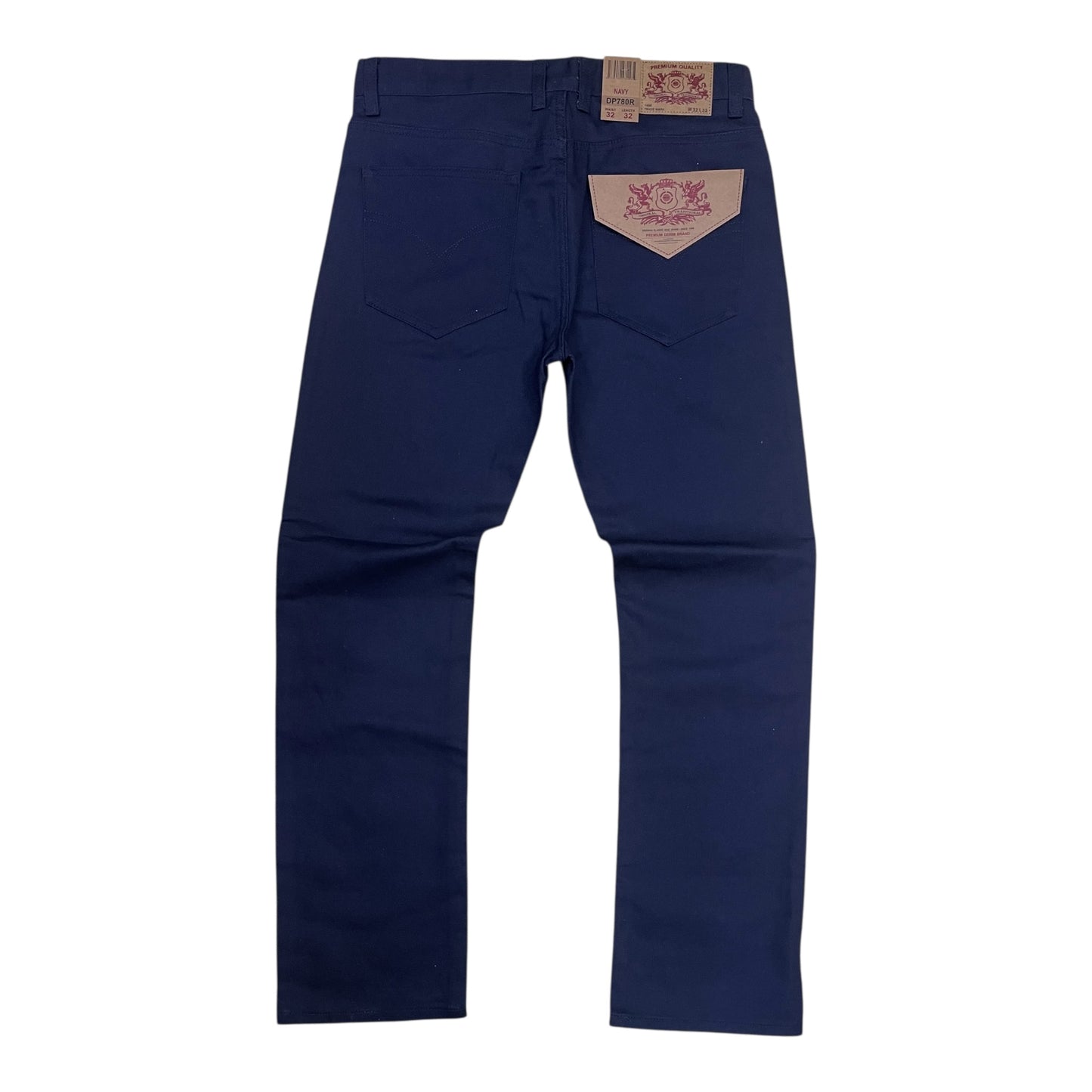 DP780 - Basic color Denim Relaxed-Fit Pants