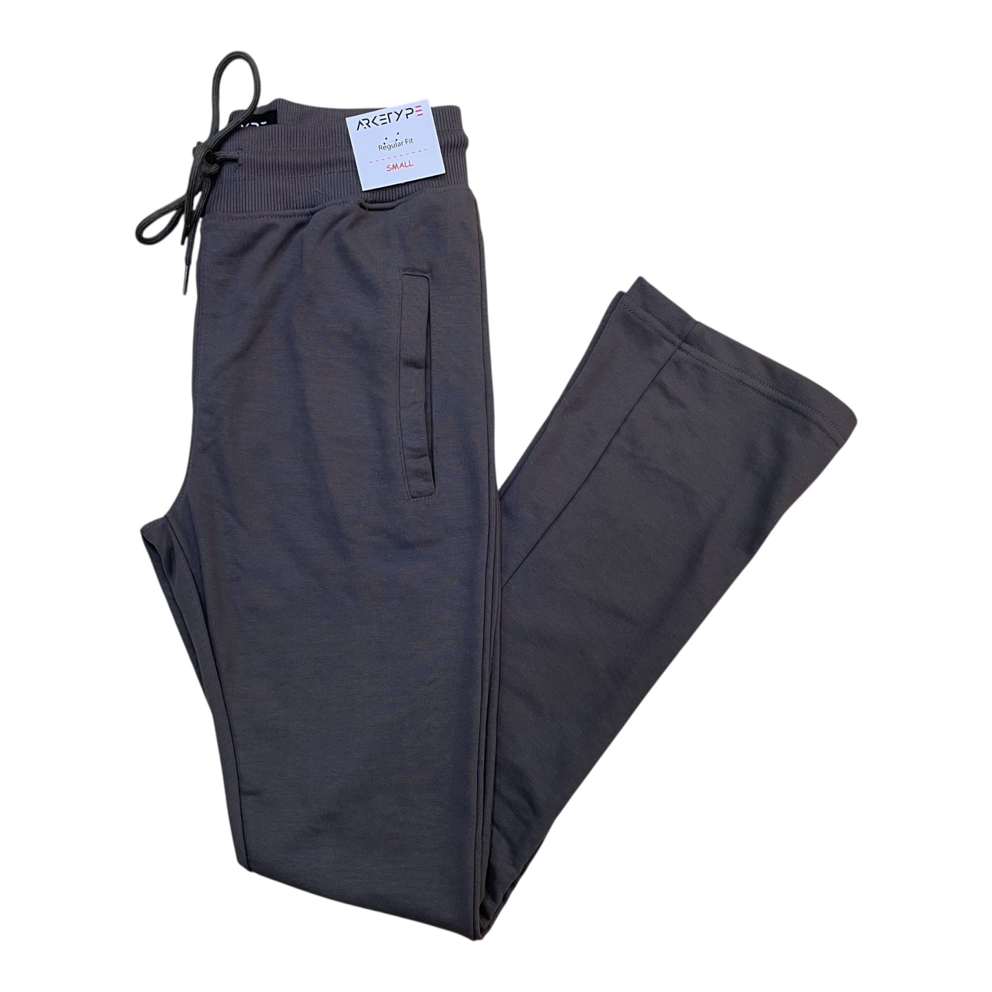 P569 - Cozy Core French Terry Fleece Stacked Pants