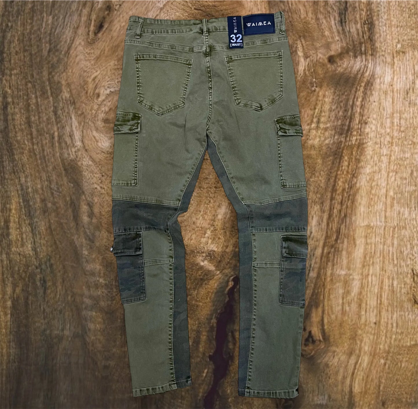 M8023 - Skinny Cargo Pocket Jeans