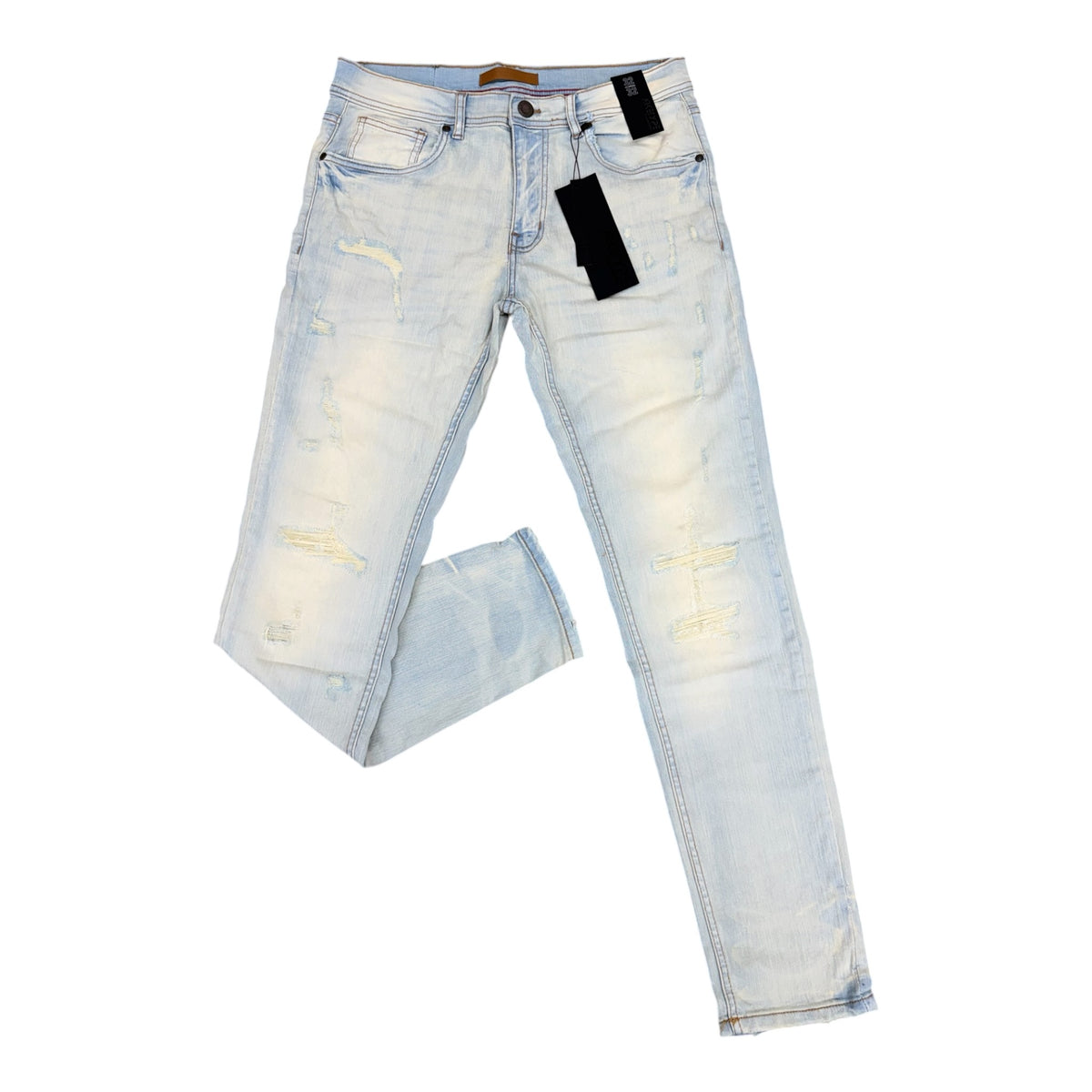 WH-P556 - True Rip & Repair Slim-Fit Stretch Jeans