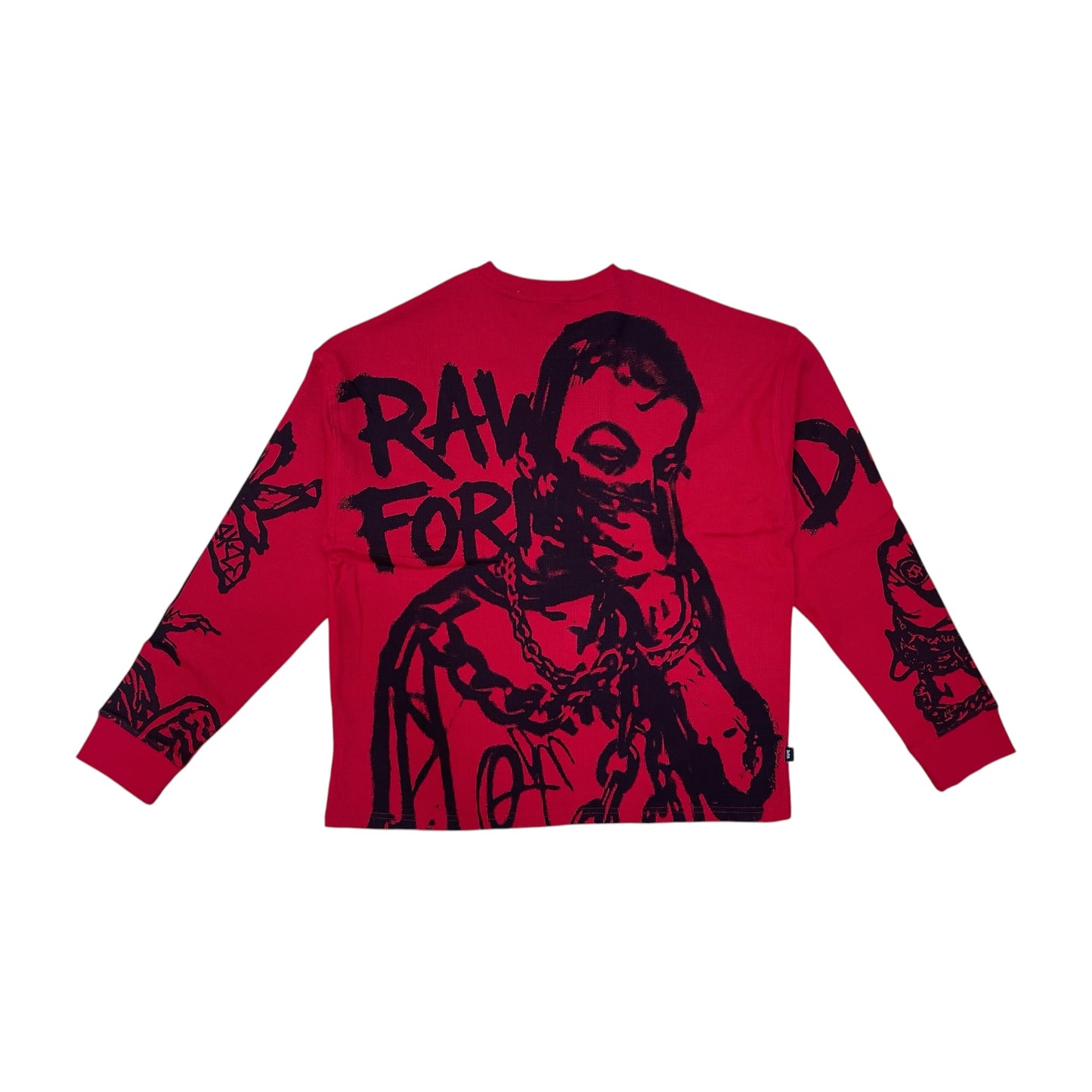 WH-SW6054 - Raw Form Drift Graphic Crew Neck Long Sleeve T-Shirt
