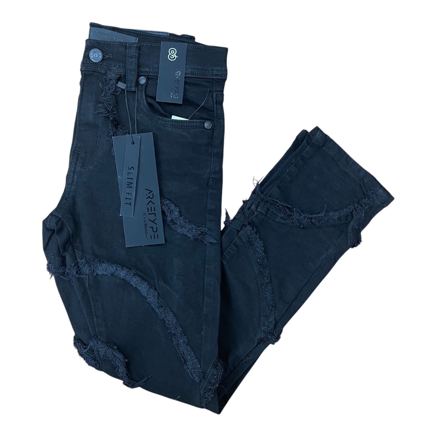 WH-P626K - Boy's/Kids North Ring Slim-Fit Stretch Jeans