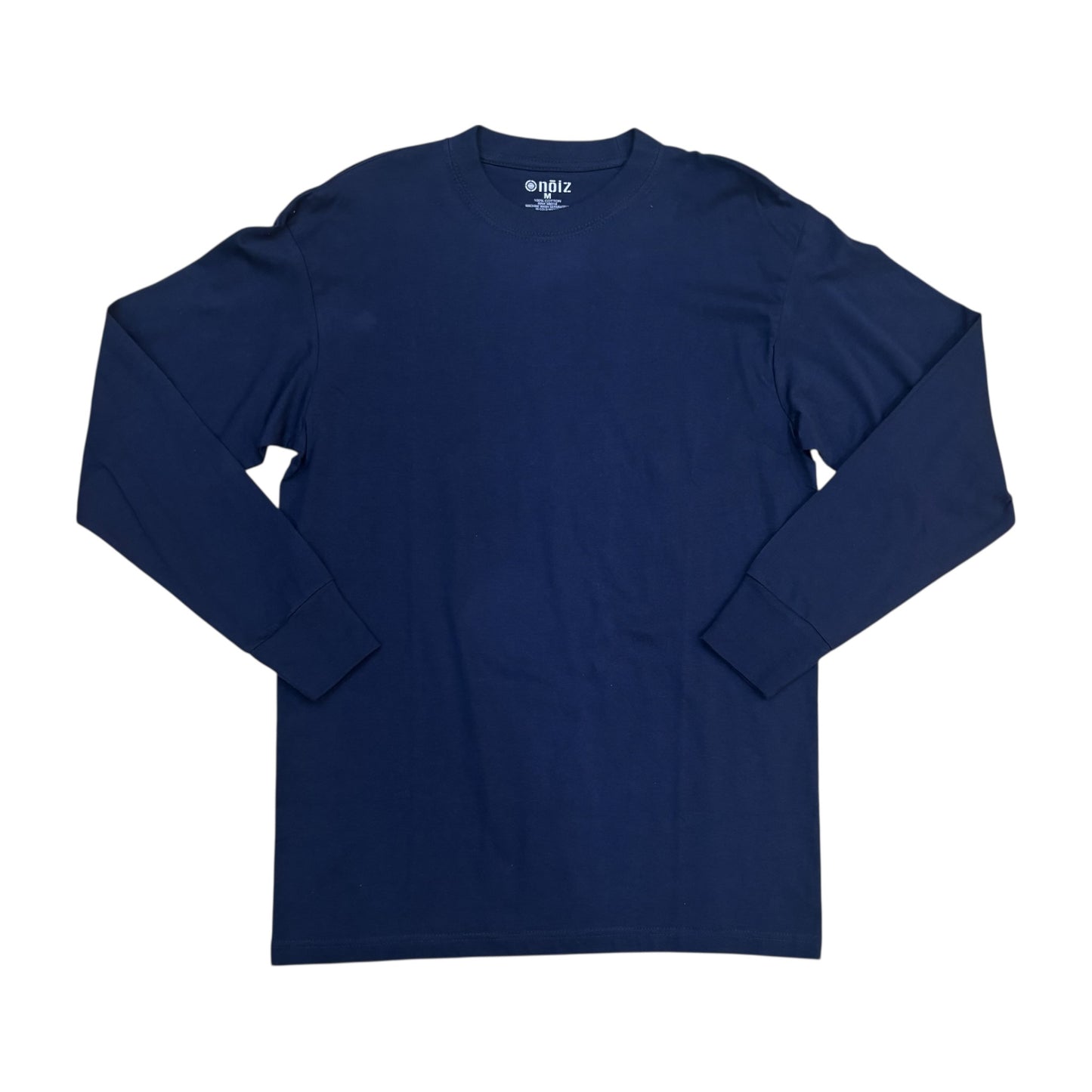 TLS001 - Long Sleeve Plain Solid Regular-Fit T-Shirt.