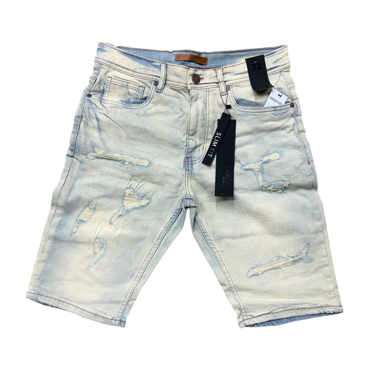 SC01 - Core Ripped Urban Slim-Fit Stretch Shorts