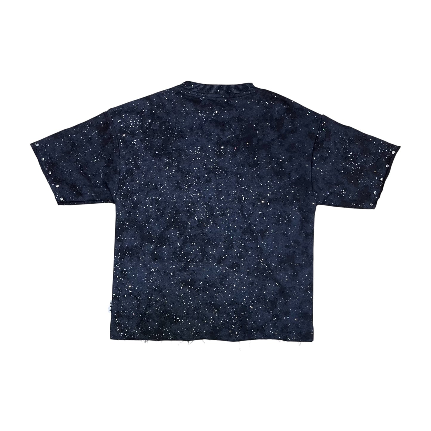 T1503B - Boy's/Kid's Collection Rhinestones Cropped Top T-Shirt