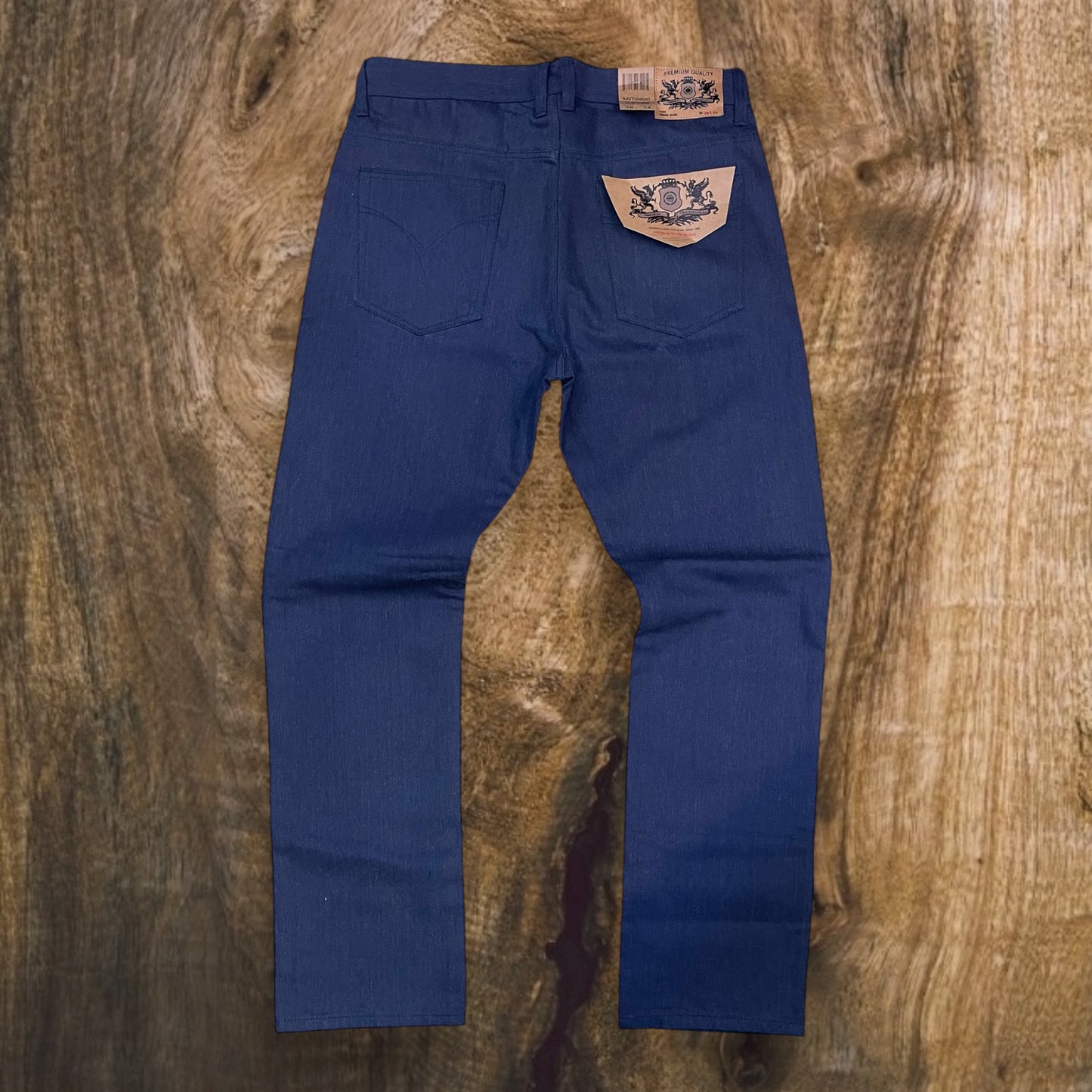 DP720X - Big Men's Basic Color Denim Relaxed-Fit Jeans