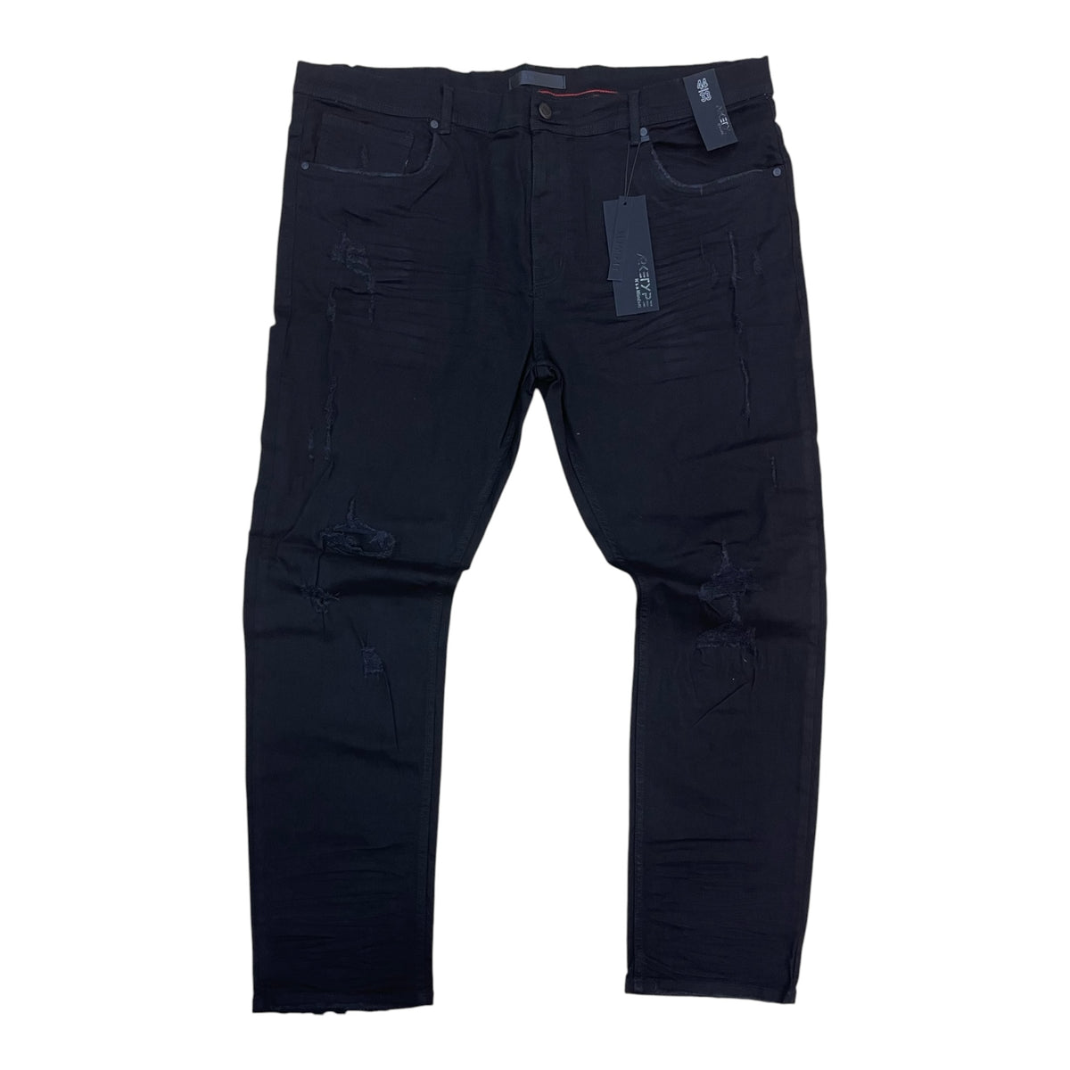 P556X - Big Men's True Rip & Repair Slim-Fit Stretch Jeans