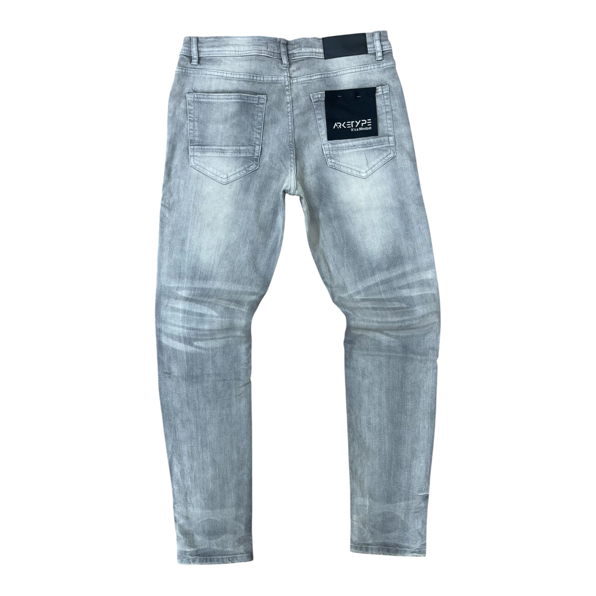 WH-P556 - True Rip & Repair Slim-Fit Stretch Jeans