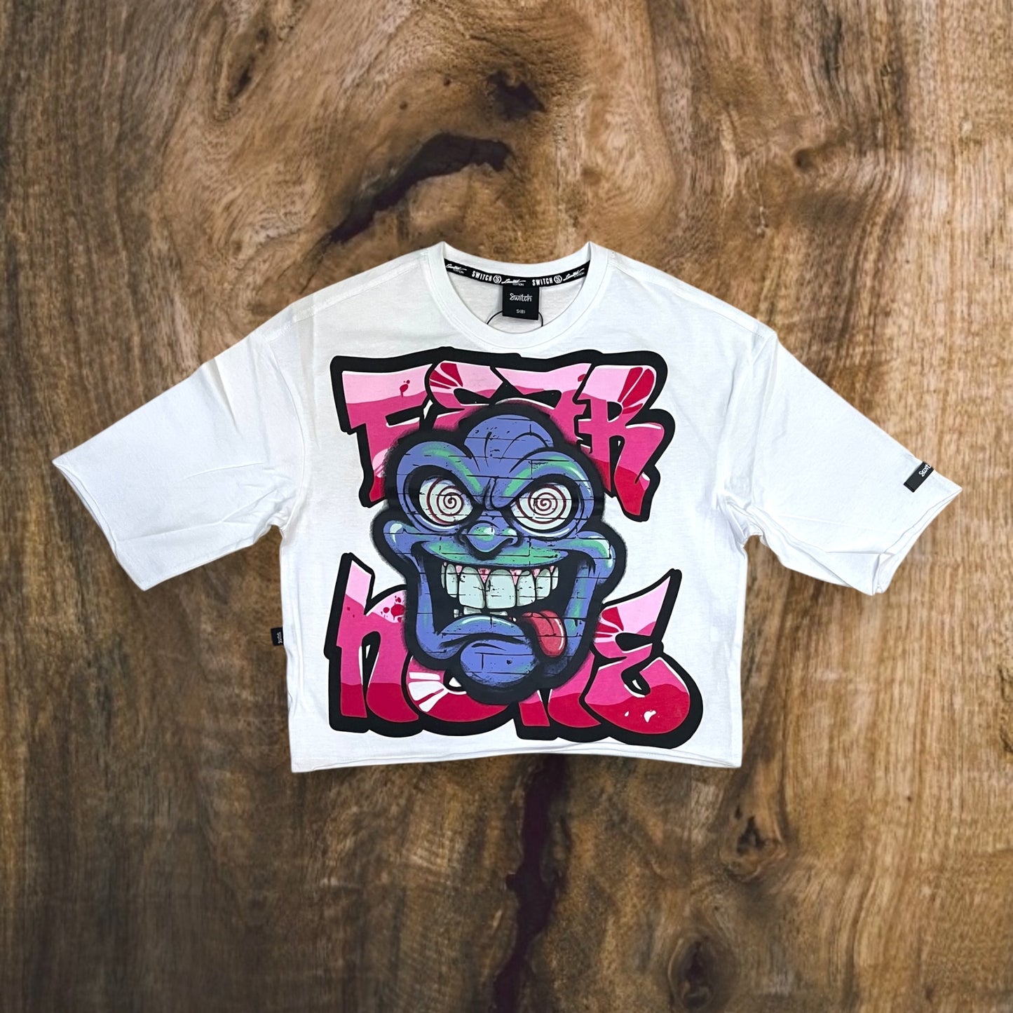SS5061K - Boy's/Kid's Fear None Cropped Top Graphic T-Shirt