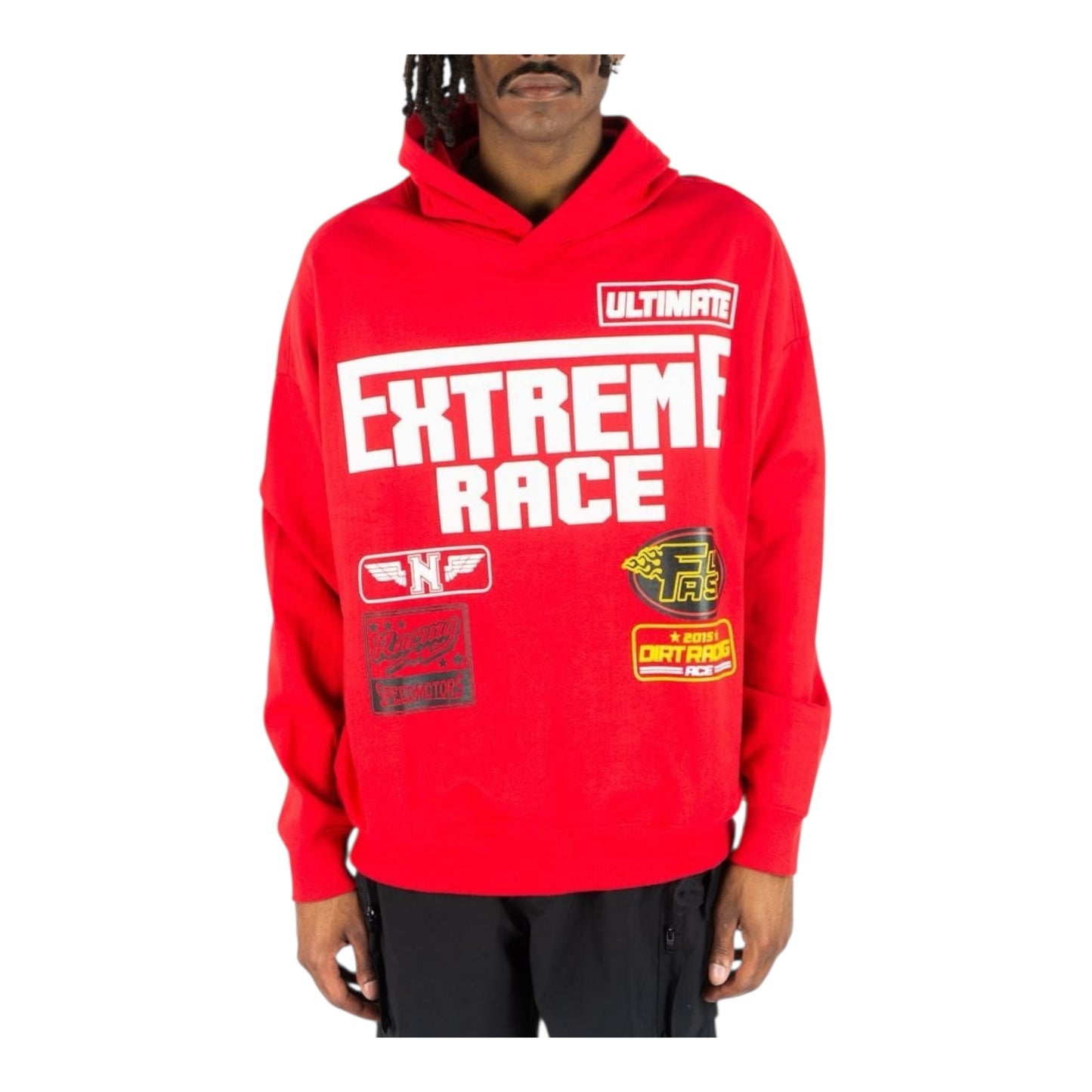 152-344 - EXTREME RACE Graphic Fleece Hoodie