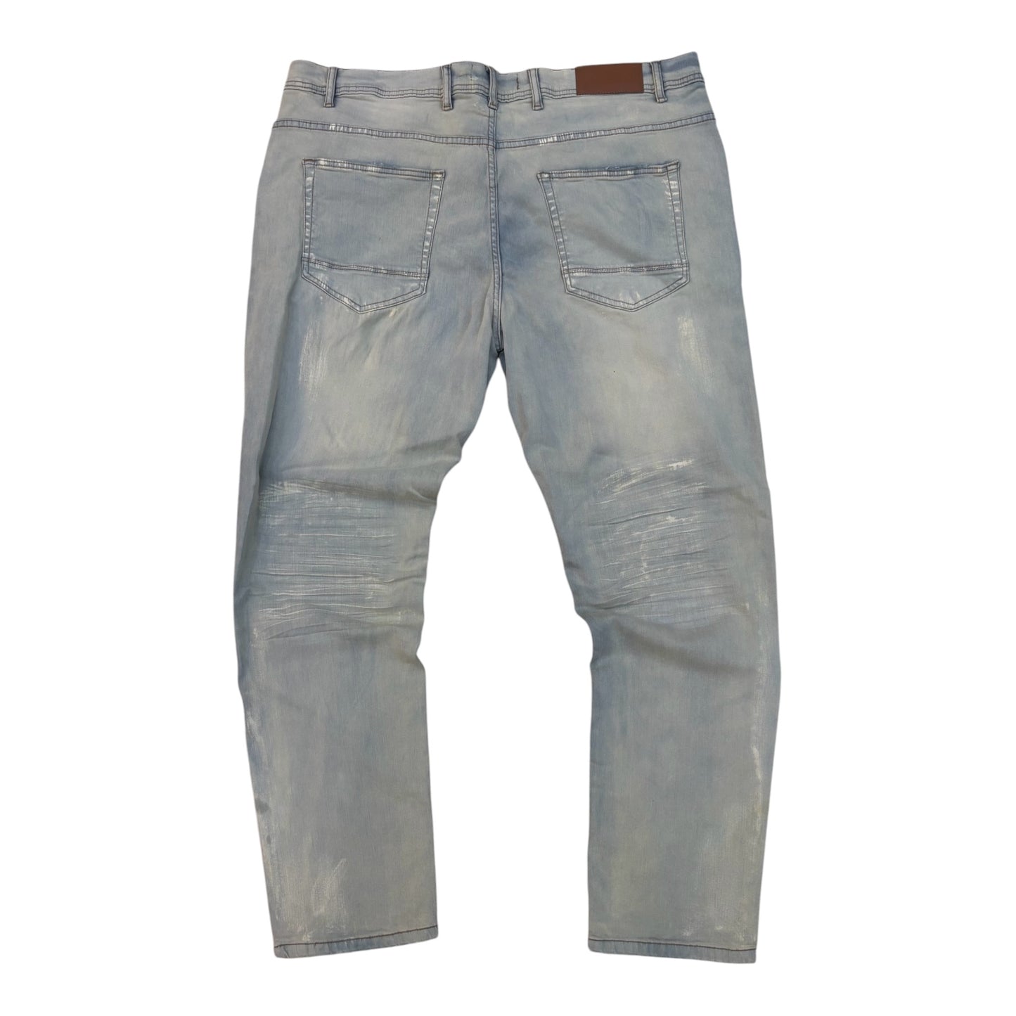 WH-P611X - Big Men's Revival Ripped Slim-Fit Stretch Jeans