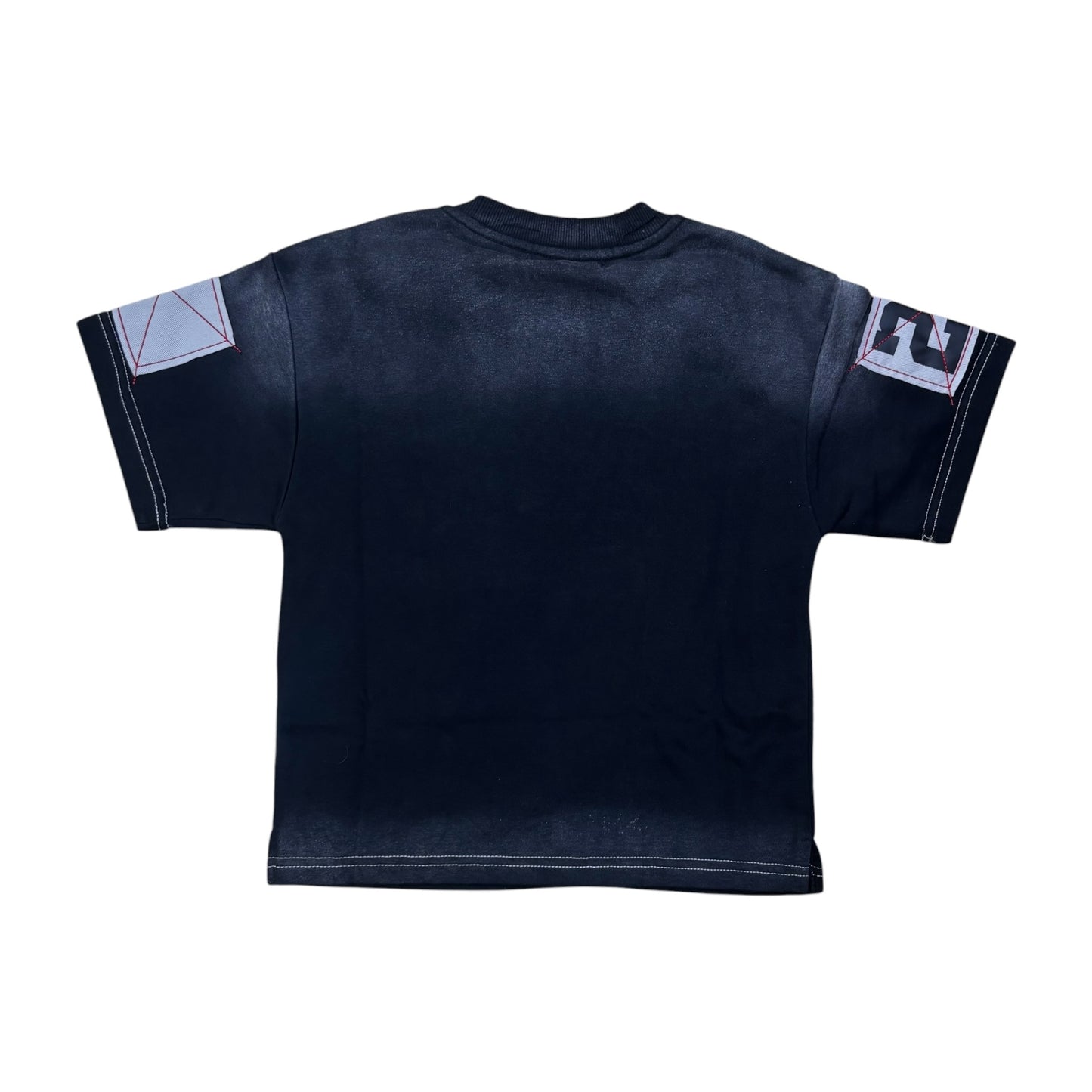 T1610B - Boy's/Kid's None of us are Free with Rhinestones n Studs Crop T-Shirt