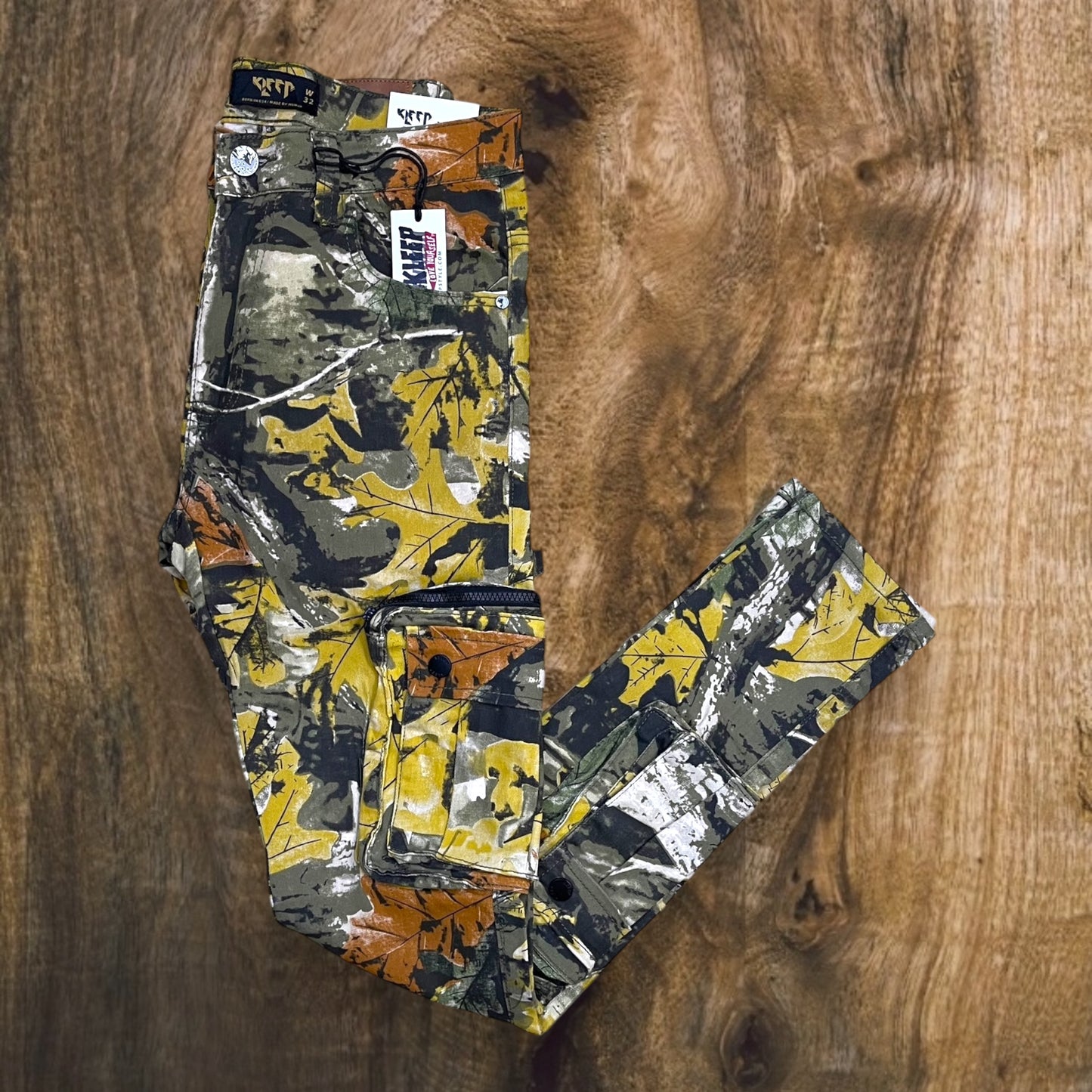 KP4500 - Premium Multi Tactical Function 3D Twill Cargo Pockets Pants (Kanta YellowCamo)