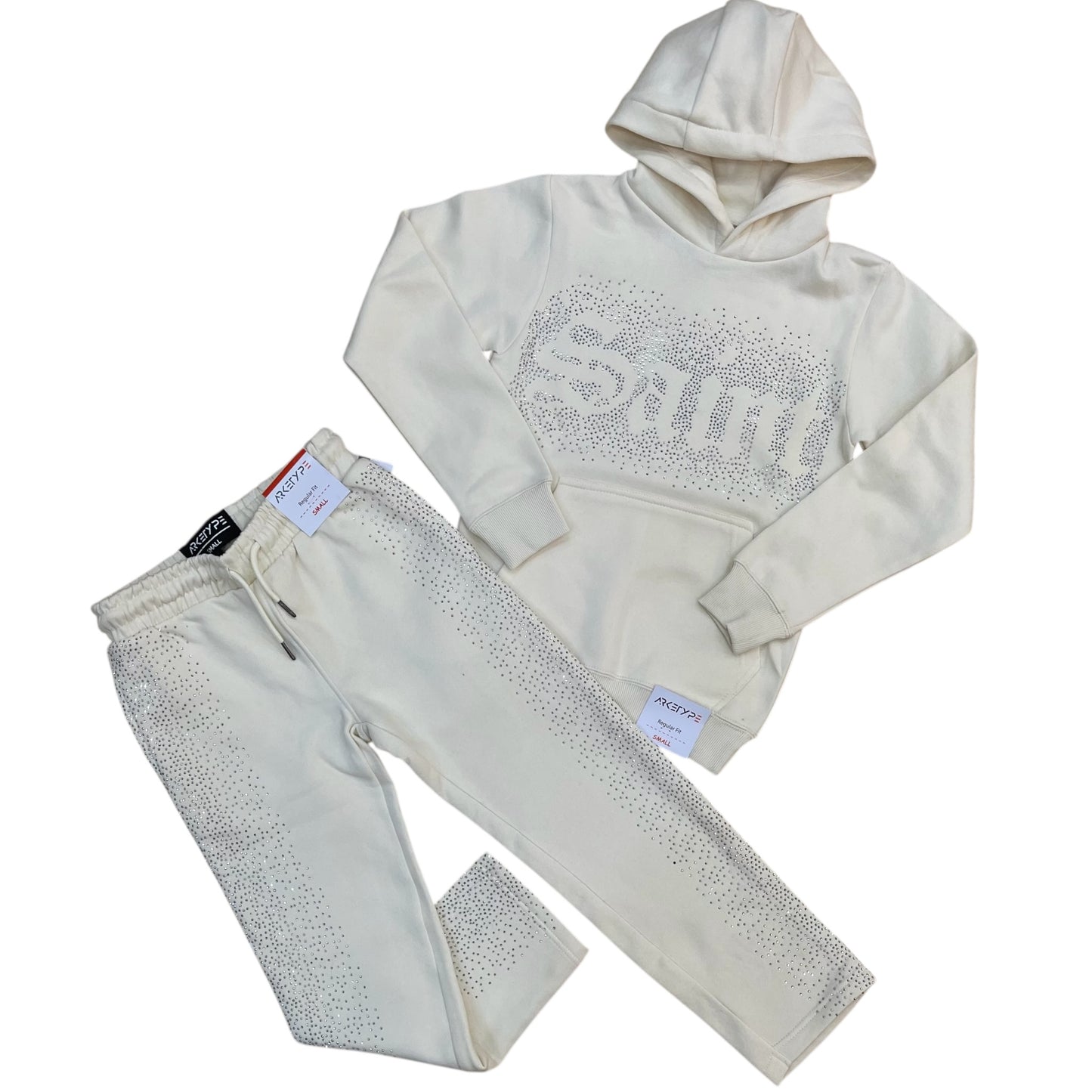 FS573K - Boy's/Kids Saint Rhinestone Pullover Fleece Set