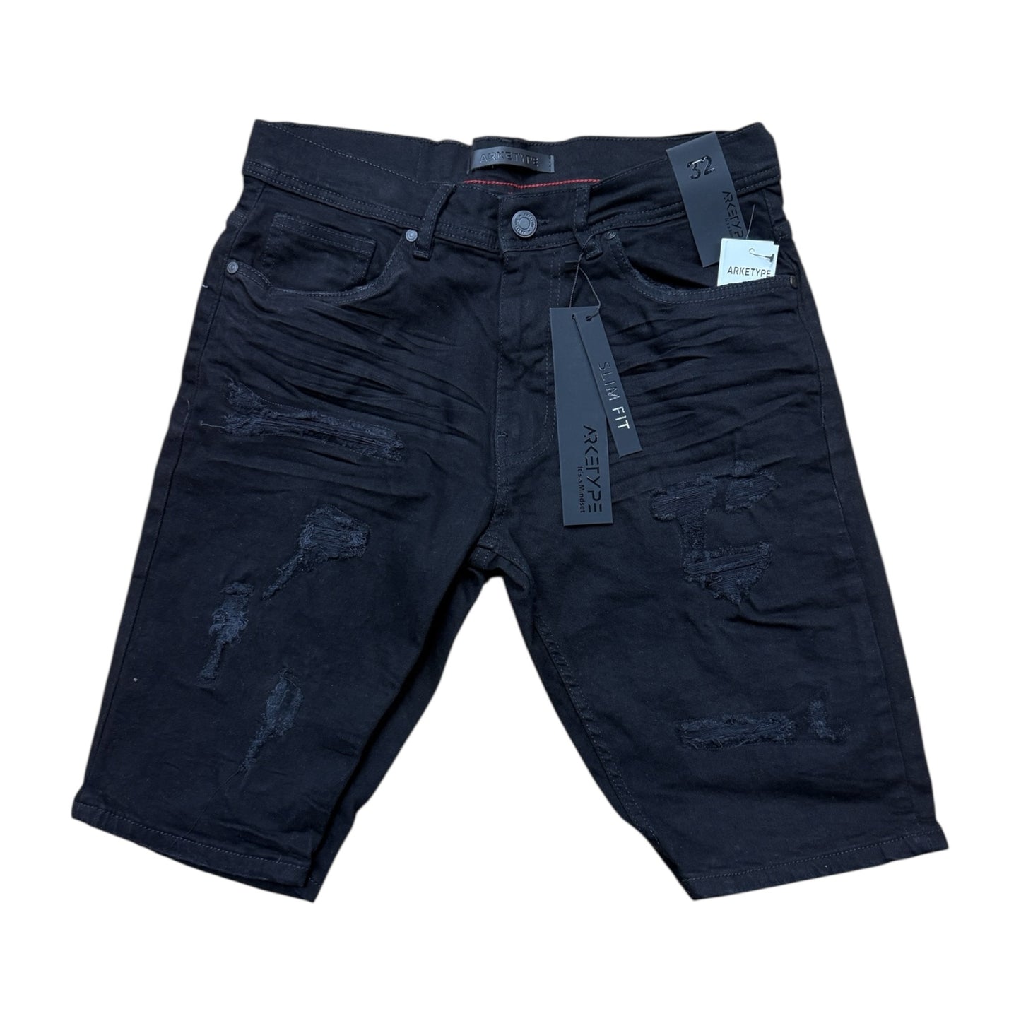 SC01 - Core Ripped Urban Slim-Fit Stretch Shorts