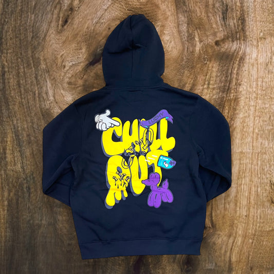 F466 - Lucky Fire "Chill Out" Hoodie (Black)