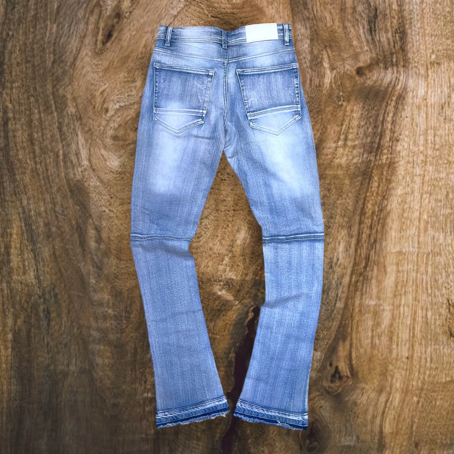 P438 - Rio Stacked Flare Jeans (Lt.Blue)